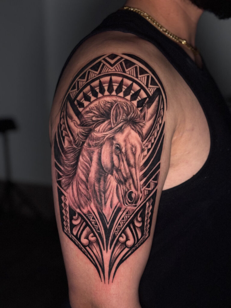 Horse tattoo designs at tattoo villa delhi