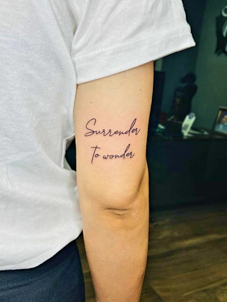 Flourish & Flow: Mastering the Calligraphy Tattoo Aesthetic