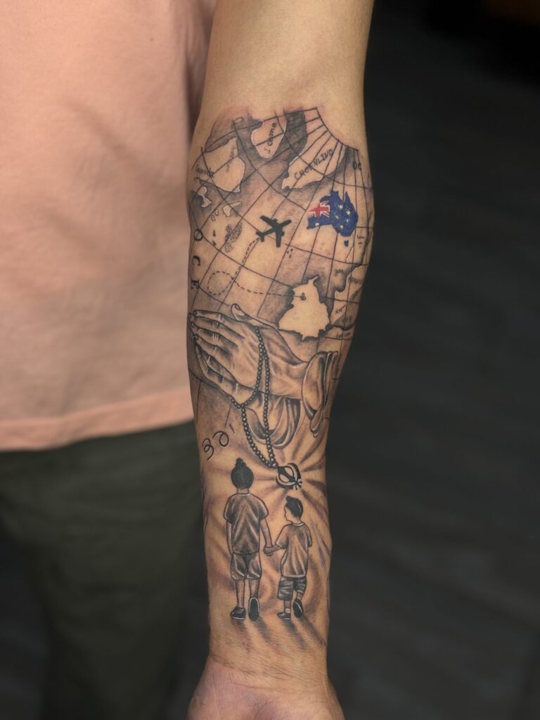 Inked Journeys: Celebrating Wanderlust Through Travel Tattoos